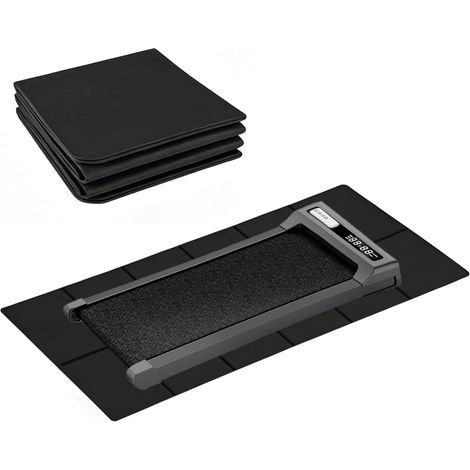 Tapis de protection du sol pour appareil de fitness - 183 x 61 x 0,6 cm - Tapis de course pliable antidérapant - Pour appareils de fitness - Tapis de sol en PVC (1/5)