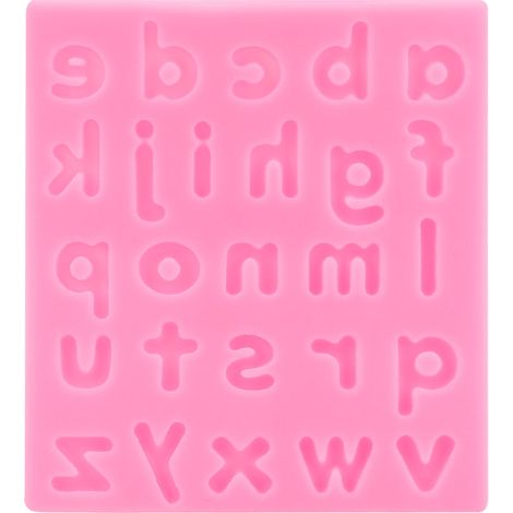 Moule à gâteau en silicone en forme de lettre de l'alphabet à faire soi-même, outils pour fondant, ustensiles de cuisine (1/5)