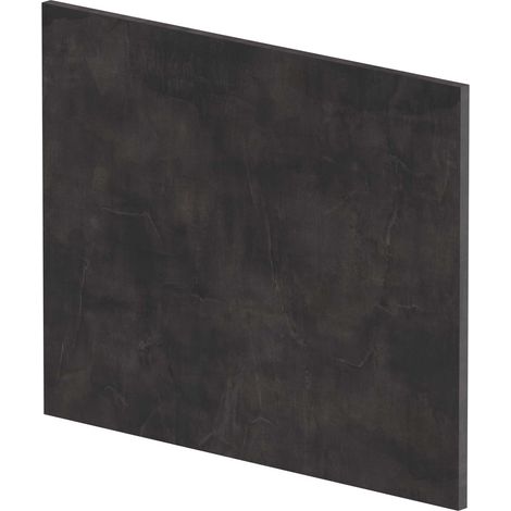 Nuie Matt Metallic Slate 700mm Shower Bath End Panel - MPC2631 (1/2)