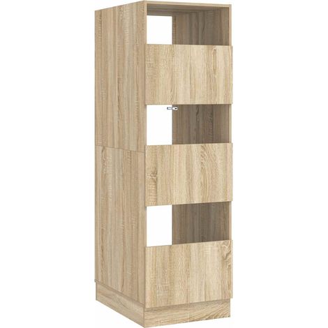 Armario de lavandería con puerta Sonoma 50 x 68 x 162 cm vidaXL
