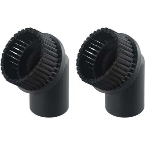 OPT Sollbry Lot de 2 têtes de brosse rondes pour aspirateur, en polypropylène, diamètre intérieur 44 mm, pour aspirateurs industriels (1/4)