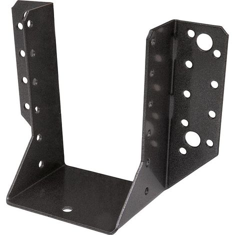 Balkenschuh DURAVIS® 80 x 120 mm, Typ A, Material: Stahl, sendzimirverzinkt, Oberfläche: schwarz-diamant (1/3)
