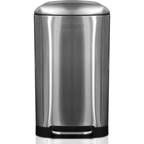Mülleimer Cubo Edelstahl Farbe: Silber