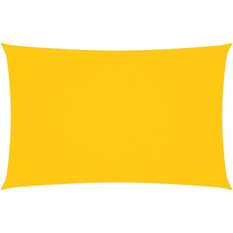 Maison Exclusive - Parasole a Vela Oxford Rettangolare 2,5x5 m Giallo