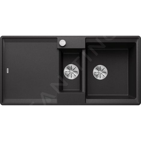 Blanco Adira - Évier en silgranit, 99x49 mm, avec commande excentrique et accessoires, InFino, anthracite 527610 (1/4)