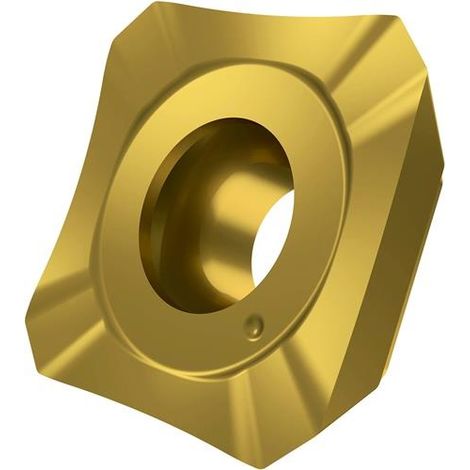 Fräswendeschneidplatte ISO SEET 1204AFEN:M8330 D.5,5mm PVD beschichtet Gold (1/2)