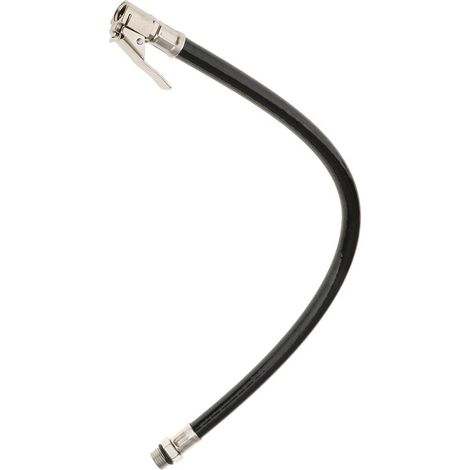 Moto Et En Voiture Des Pneus Pompe à Air Gonfleur 1/4" Air En Caoutchouc Tuyau D'arrosage Et De Zinc Valve (1/5)