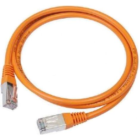 Cable Cat5E Utp Moldeado 1M Naranja