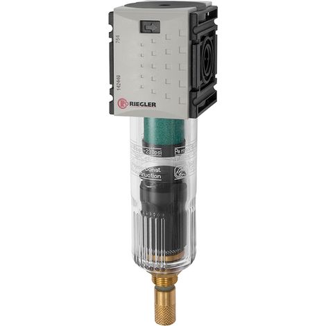 Riegler Mikrofilter »FUTURA-mini« mit PC-Behälter, BG 0, G 1/4, VA (1/4)