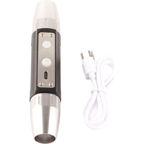 Lampe torche UV à 6 lumières rechargeable USB, lumière jade expert pour évaluation bijoux, lampe de poche brillante (1/5)