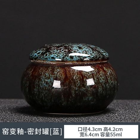 Mini boîte à thé portable, récipient hermétique pour épices, objet de décoration artisanale