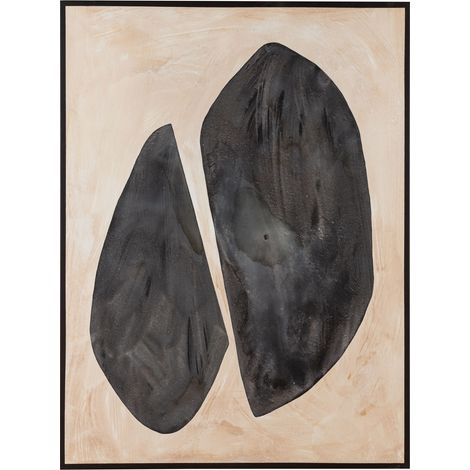 Lienzo 90X5X120 Negro/Crema (1/2)