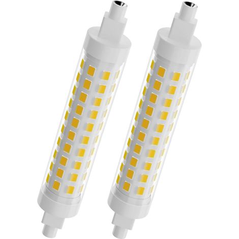 Ampoule LED R7S 118MM Dimmable 15W 1500Lumen Blanc Neutre 4000K Double Culot Tube Lumineux Remplace Lampe Halogène Pour Lampe Sur Pied Eclairage Travail Eclairage Paysager AC 220-240V (1/5)
