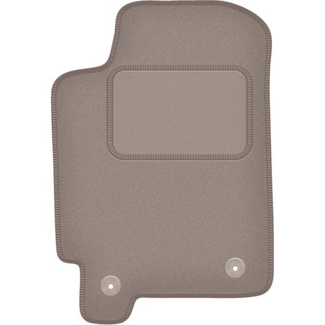 Alfombrilla de terciopelo para el conductor para: Subaru Impreza GC con salidas de aire, hatchback, sedán, familiar (1992-2001), color beige.