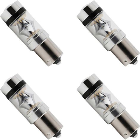 luces LED súper brillantes de 100 W y 2000 lm, 1156, para luces de marcha atrás y conducción (Ma())