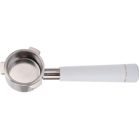 Filtre à café sans fond en acier inoxydable 54mm 3 oreilles pour machine Breville série 8, blanc (1/5)