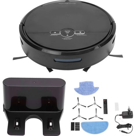 Aspirateur robot 3 en 1 pour surfaces sèches et humides, aspirateur robot intelligent automatique pour la maison (1/5)