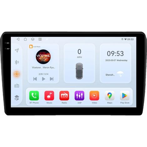 Lecteur multimédia de voiture, écran tactile, compatibilité avec smartphone, compatible avec Audi A3 8P 2003 - 2013 S3 RS3, 8cœurs-6G 64G -QS6 (1/2)