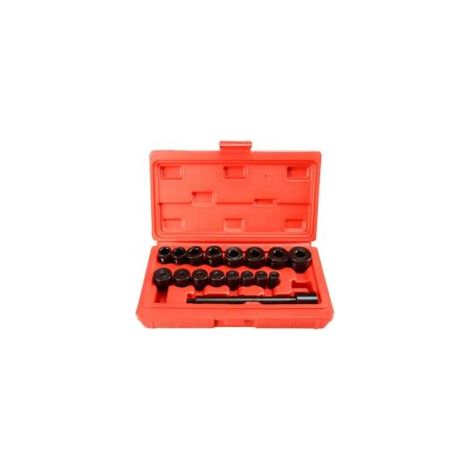 17pc kit de positionnement d'embrayage universel trou de guidage de volant et outil de positionnement de plaque de transmission d'embrayage  - Crezuo