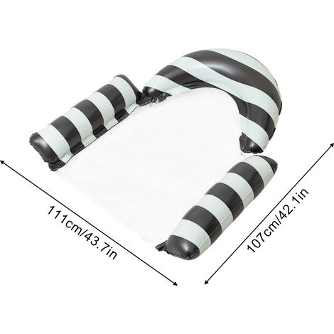 Bouées gonflables pour piscine, chaises longues flottantes pour adultes, jouets de piscine d'été