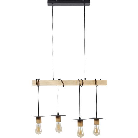 Suspension luminaire - 4 lampes - New Detroit - L 71 x l 15 x H 13 cm - Livraison gratuite (1/5)