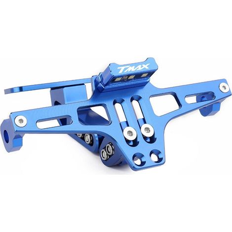 Support de plaque aluminium CNC pour TMAX 500 530 560 Bleu Or (1/5)