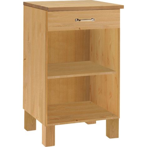 Alby-Commode à 3 tiroirs en cire teintée (1/4)