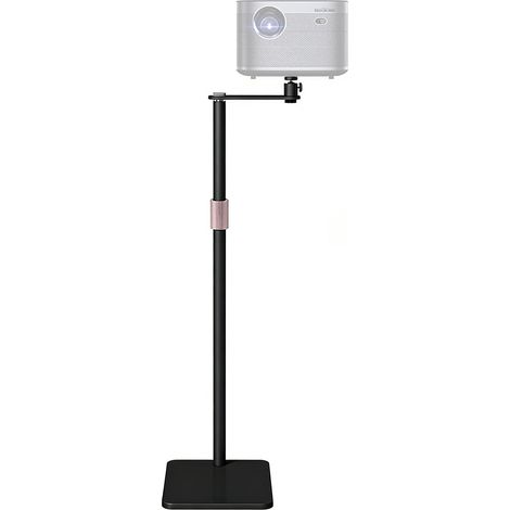 Support de Projecteur Pivotant à 360°, Support Videoprojecteur Hauteur Réglable de 65 à 130 cm, Support de Projecteur Caché Jusqu'à 5 kg, Compatible avec Projecteur, Appareils (1/5)