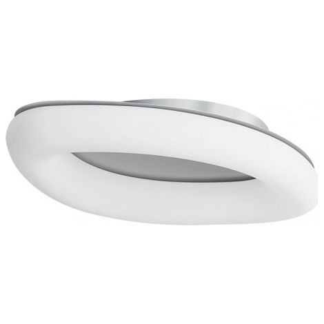 FAB 154786001  Plafon Paris 60w 3000-4000-6500k Blanco/plata 5100 Lm Regulable Y Memoria 12x73x47 Cm