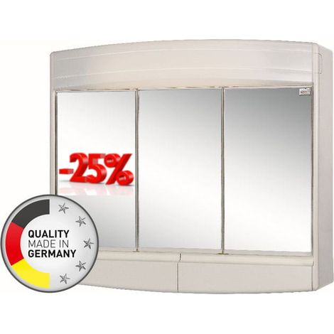 Spiegelschrank 60x53x18cm mit Beleuchtung und Steckdose, Topas Eco - Hochwertige Qualität (1/5)