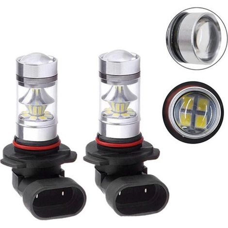 Adatto per parti 9006 / Phare HB4 LED, 100W Blanc LED Haute Ampul de Phare Lumineux Kit Lamp de Conduite de Voiture Antibrouillard (1/5)
