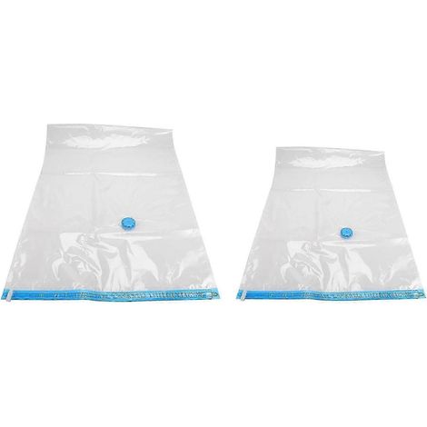 Filiyano-Lot de 10 sacs sous vide (2 tailles) : 6 sacs de 40 x 60 cm et 4 sacs de 60 x 80 cm, robustes pour le rangement des vêtements et du linge de (1/4)