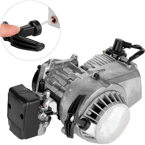 Démarreur lanceur 49cc 2 temps pour moteur mini pocket bike quad dirt bike ATV buggy (1/5)