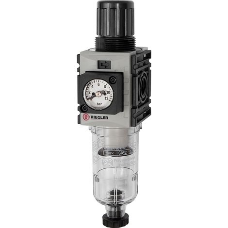 Riegler Filterregler »FUTURA-mini«, PC-B., Kompaktmano, HA, G 1/4, 0,5-10 (1/4)