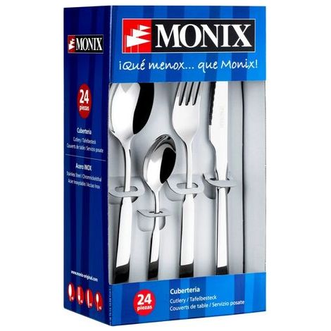 CUBERTERIA MONIX M180974 24 PIEZAS EUROPA (1/5)