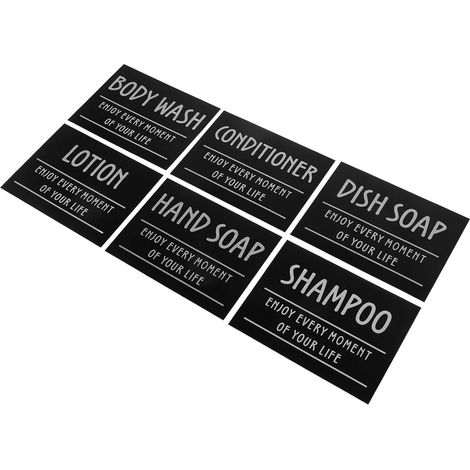 Wasserdichte Etiketten für Handshampoo Flaschen 90 x 67 mm