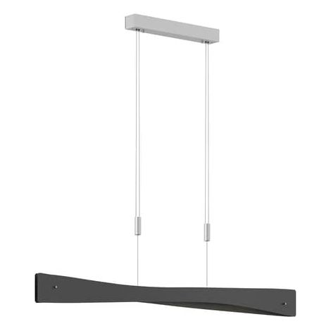 [GEBRAUCHT] Lucande Lian Led Hängeleuchte Deckenlampe Pendelleuchte Deckenlampe Alu Schwarz B-Ware