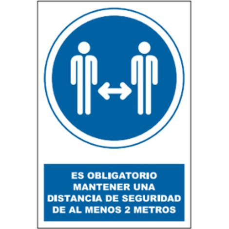 PFLICHTPLAKAT - SICHERHEITSABSTAND HALTEN JBM53814