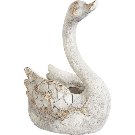 Gartenfigur GRUFFY Weiß