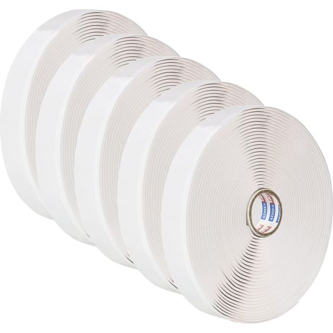 ADHES Ruban D'Étanchéité Butyle Blanc 19MM X 9M X 3mm 5 Volume (1/5)