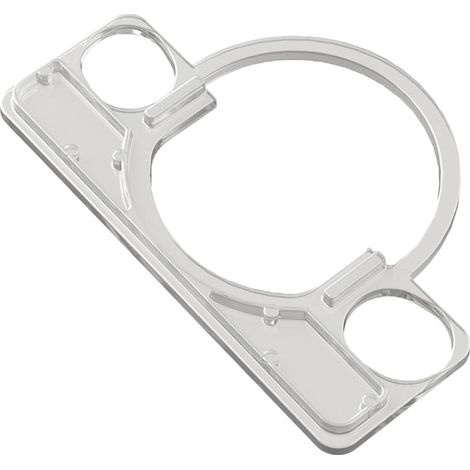 Adaptateur pour réduire la profondeur de perçage - Décor : Transparent - Epaisseur : 1,8 mm - Matériau : Plastique - HETTICH (1/2)