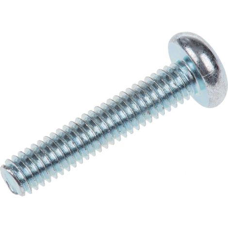 Vis de sécurité inviolable, M4 x 20mm, tête Cylindrique, en Acier ( Prix pour Sachet de 100 ) (1/2)