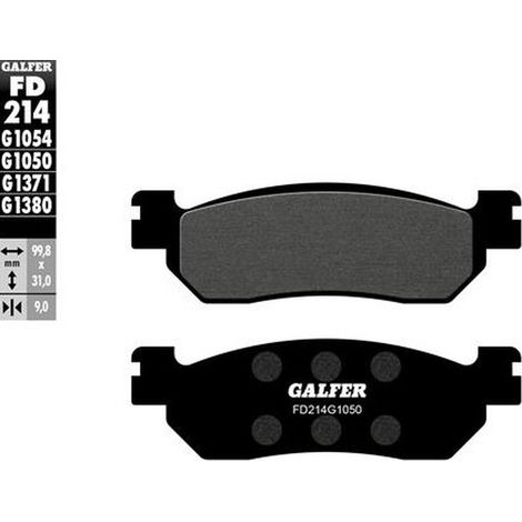 PASTILLAS DE FRENO GALFER KH275 SEMIMETÁLICAS PARA SCOOTER