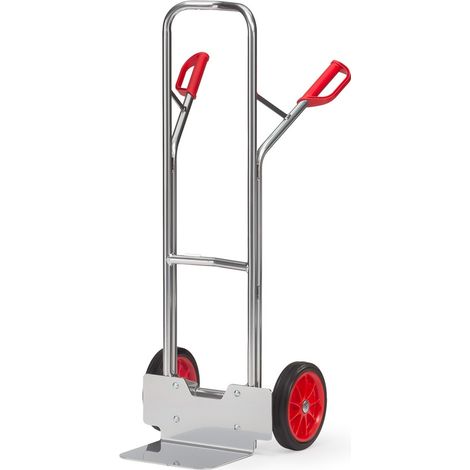 Fetra Alukarre mit Vollgummibereifung Höhe 1300mm Schaufel 250x320mm (1/2)