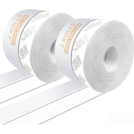 ZOLGINAH Türbodendichtung, selbstklebende Silikondichtung, wasserdicht, winddicht, staubdicht, geeignet für die Unterseite von Türen, Fenstern und Glastüren, Gesamtlänge 6 Meter (transparent), 35 mm (1/5)