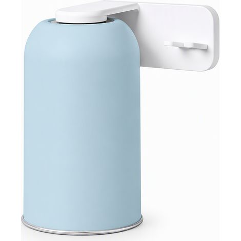 support à brosses à dents en inox facile à installer bleu (1/5)