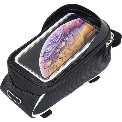 TRADE SHOP - Borsa Per Manubrio Telaio Anteriore Per Bici Mountain Bike 20,5x8,2x8,2x10,3x3cm - (1/5)