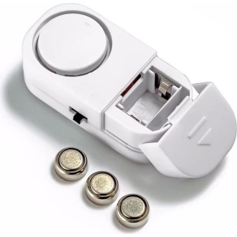 Alarme Mini - Détection Ouverture Porte Fenêtre Garage - Sans Fil 90 dB - Pour Maison Caravane Camping-Car Camion - 1 Pièce (1/4)