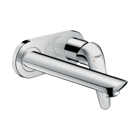 Hansgrohe Novus Mezclador monomando de lavabo empotrado con caño 19,5 cm, 71127000 (1/2)