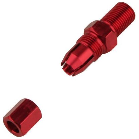 Convient pour l'installation de raccords de réparation de flexibles de freins à disque hydrauliques rouges sur les vélos. (1/5)